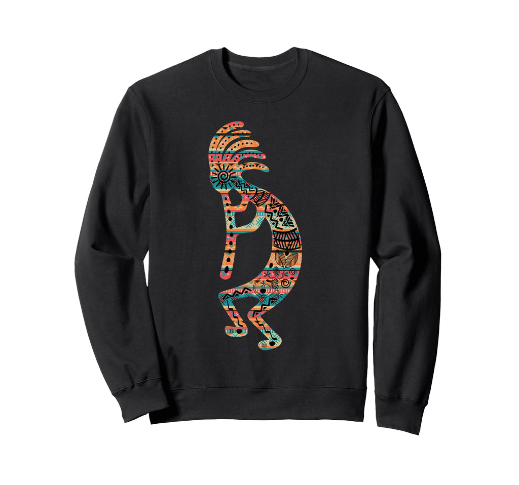 Kokopelli Native American Sweatshirt - Minimalist Print Men Women - T-Shirt, Sweatshirt, Hoodie