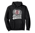 Baseball Girlfriend Leopard Baseball Hoodie - Minimalist Print for Adults - T-Shirt, Sweatshirt, Hoodie