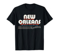 New Orleans Louisiana Stripes T-Shirt - Novelty Apparel Unisex - T-Shirt, Sweatshirt, Hoodie