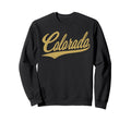 Colorado Varsity Script Sports Sweatshirt - Casual Everyday Wear Men Women - T-Shirt, Sweatshirt, Hoodie