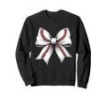 Baseball Coquette Bow Baseball Bow Sweatshirt - Custom Art Print Unisex - T-Shirt, Sweatshirt, Hoodie