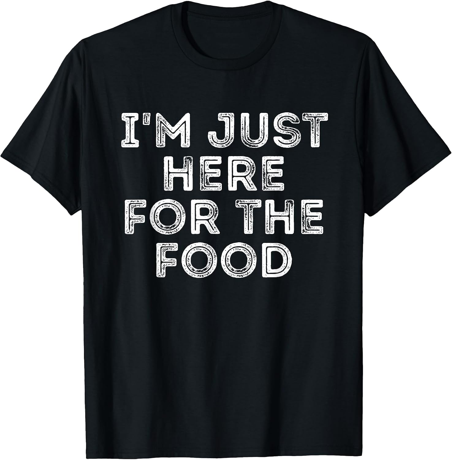 Here For The Food Gifts 2.0 - Adult & Kids T-Shirts, Sweatshirts & Hoodies apparel design preview 1