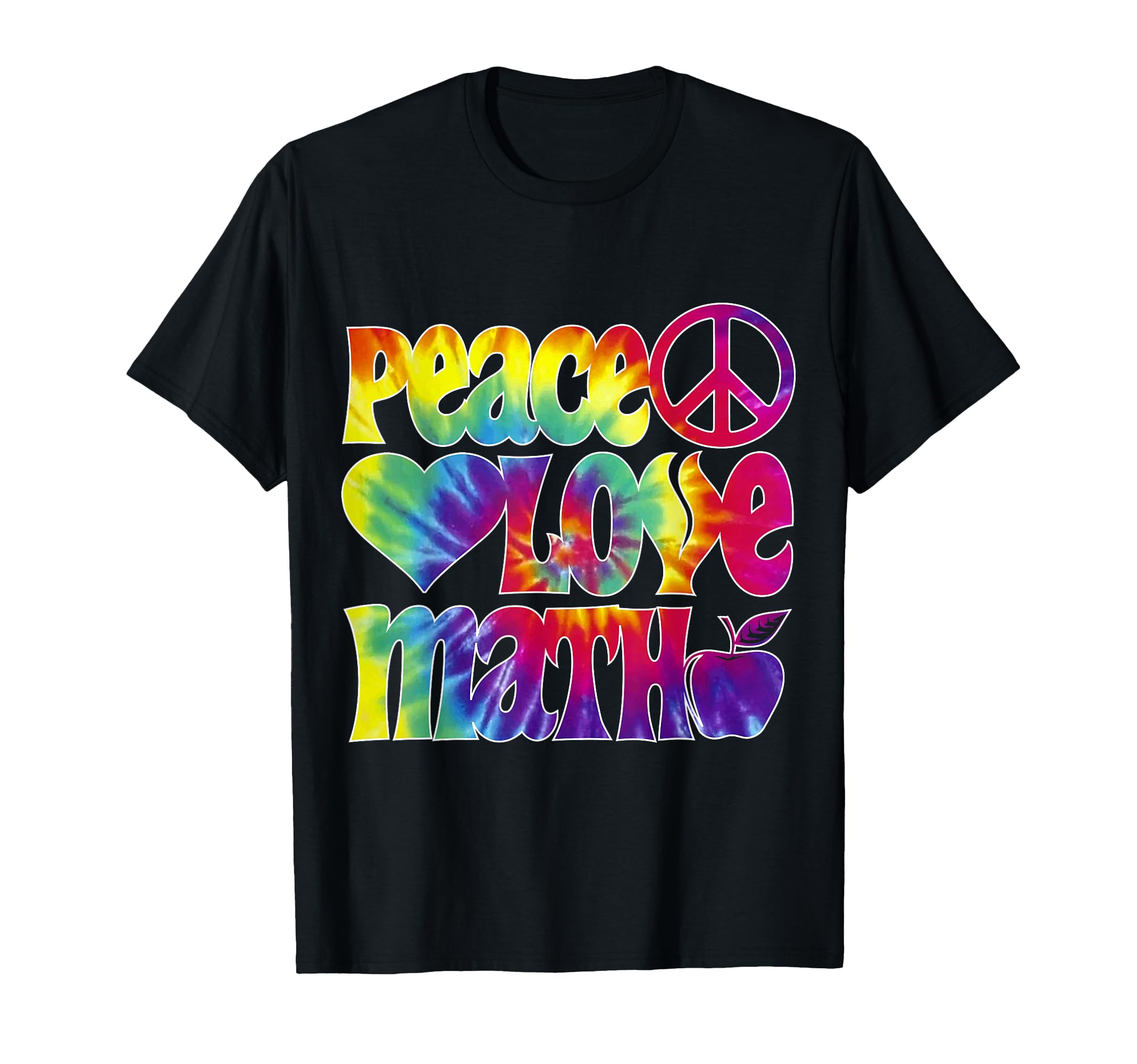 Math Teacher Peace Love T-Shirt - Casual Everyday Wear Men Women - T-Shirt, Sweatshirt, Hoodie