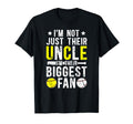 Their Biggest Fan Baseball Softball Uncle T-Shirt - Novelty Apparel Unisex - T-Shirt, Sweatshirt, Hoodie