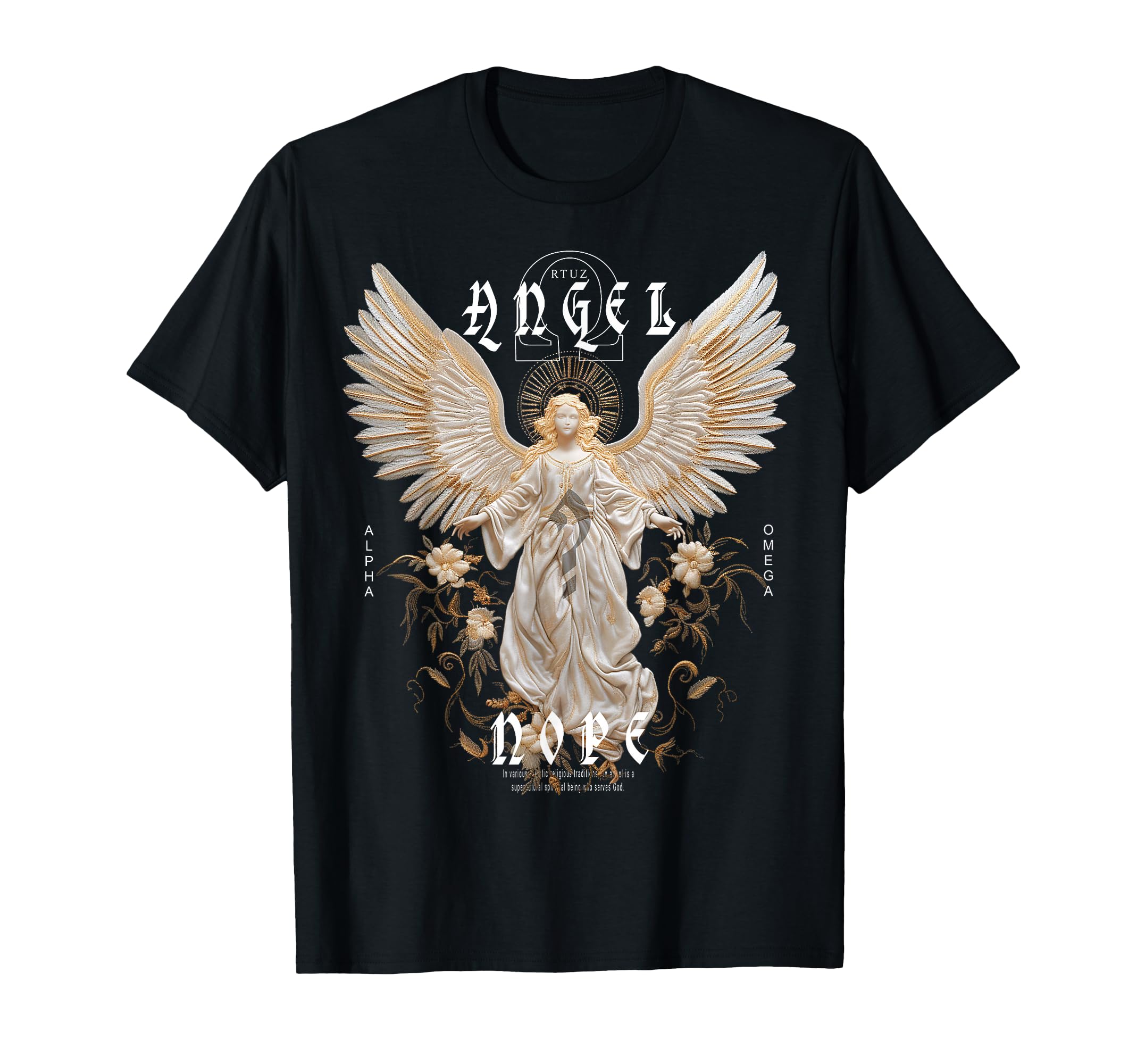 Aesthetic Streetwear Angel T-Shirt - Fun Novelty Design Unisex - T-Shirt, Sweatshirt, Hoodie