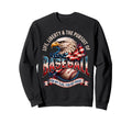 Viral Patriotic Usa Proud Baseball Sweatshirt - Minimalist Print for Adults - T-Shirt, Sweatshirt, Hoodie