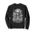 Skull Cat Skeleton Kitty Kitten Sweatshirt - Custom Art Print for Adults - T-Shirt, Sweatshirt, Hoodie