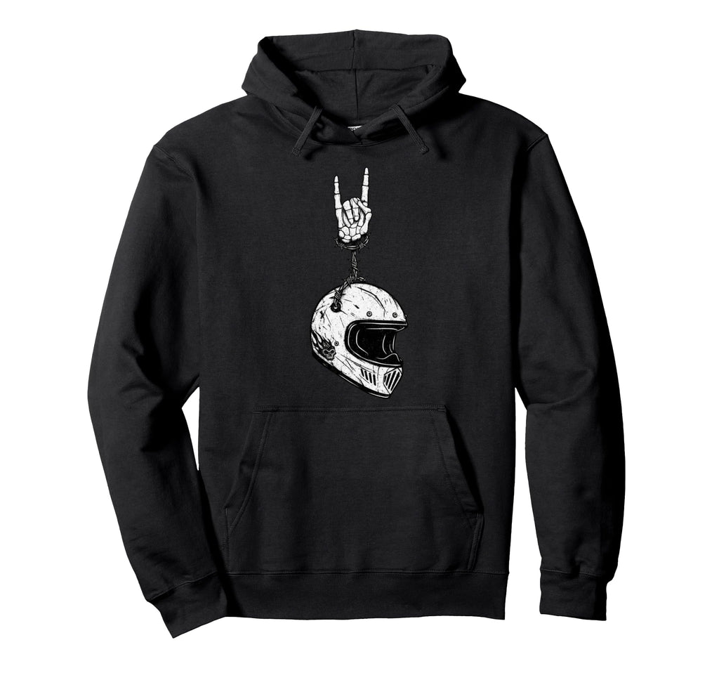 Motorcycle Biker Helmet 90S Alt Metal Hoodie - Unique Graphic for Adults - T-Shirt, Sweatshirt, Hoodie