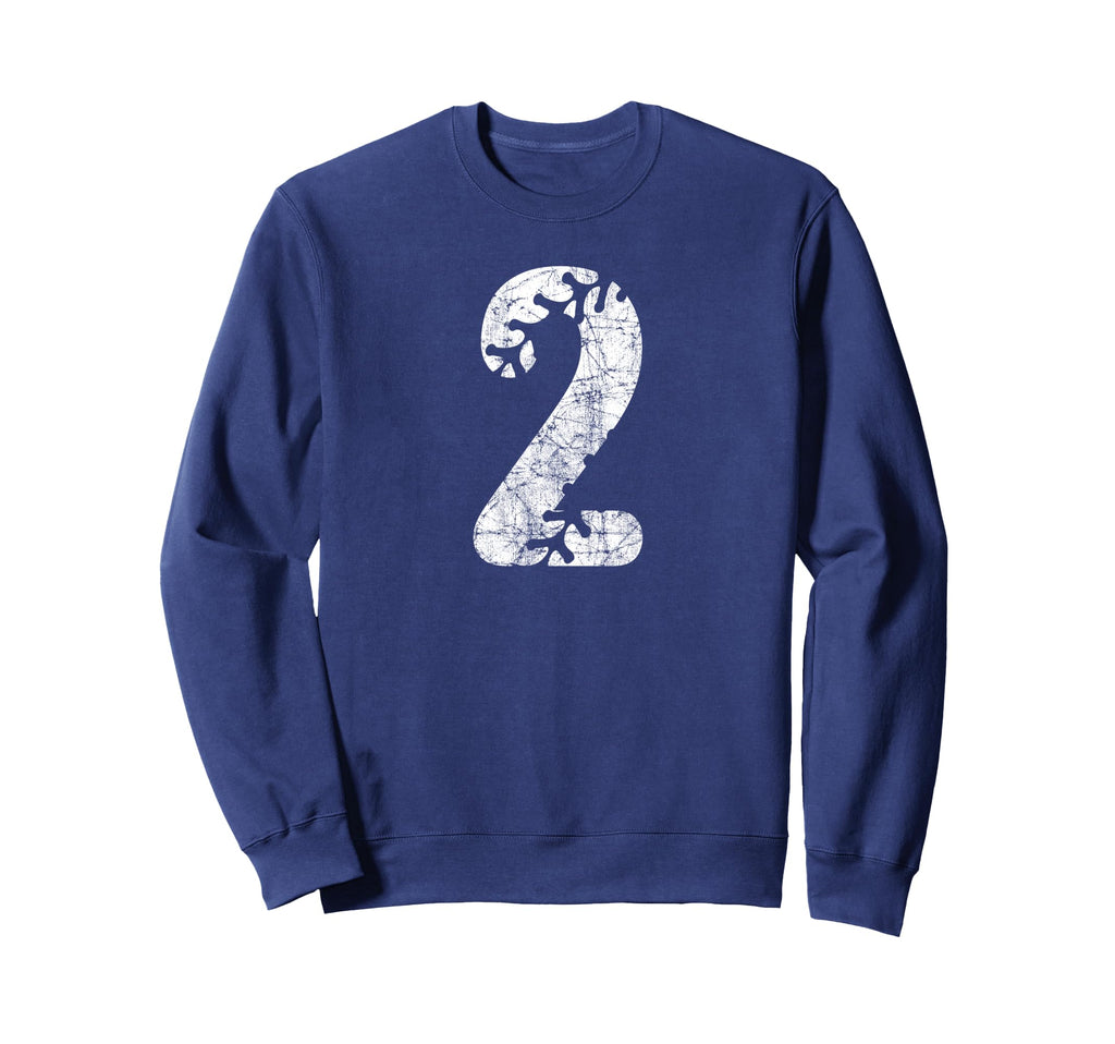 Baseball Softball Mom 2 Number 2 Sweatshirt - Novelty Apparel Unisex - T-Shirt, Sweatshirt, Hoodie