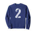 Baseball Softball Mom 2 Number 2 Sweatshirt - Novelty Apparel Unisex - T-Shirt, Sweatshirt, Hoodie