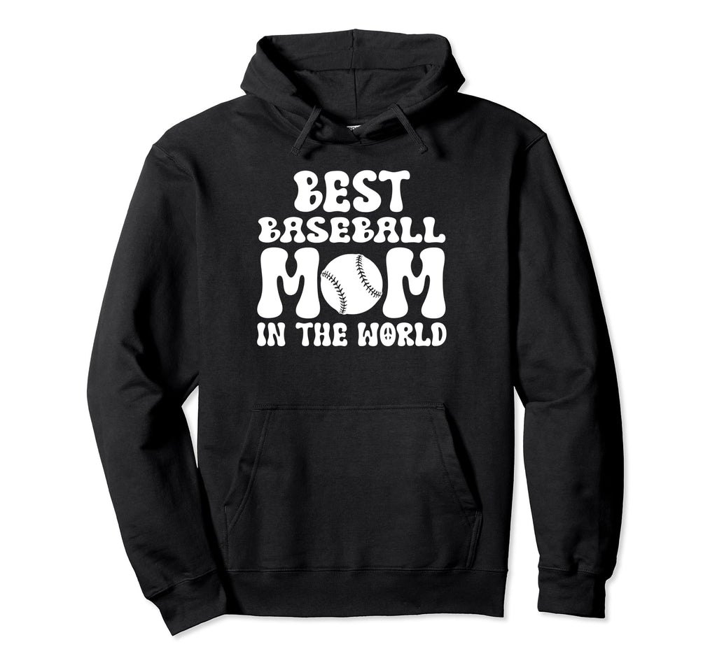 Best Baseball Mom World Sport Hoodie - Minimalist Print for Adults - T-Shirt, Sweatshirt, Hoodie