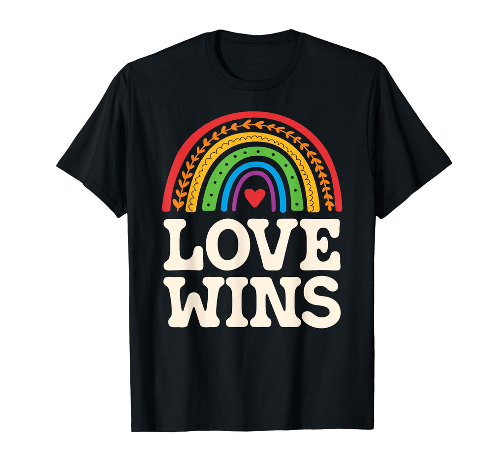 Lgbtq Love Wins Gay Pride Lgbt Ally T-Shirt - Fun Novelty Design Unisex - T-Shirt, Sweatshirt, Hoodie