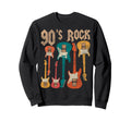 90S Rock Guitar Cassette Tape Sweatshirt - Novelty Apparel for Adults - T-Shirt, Sweatshirt, Hoodie