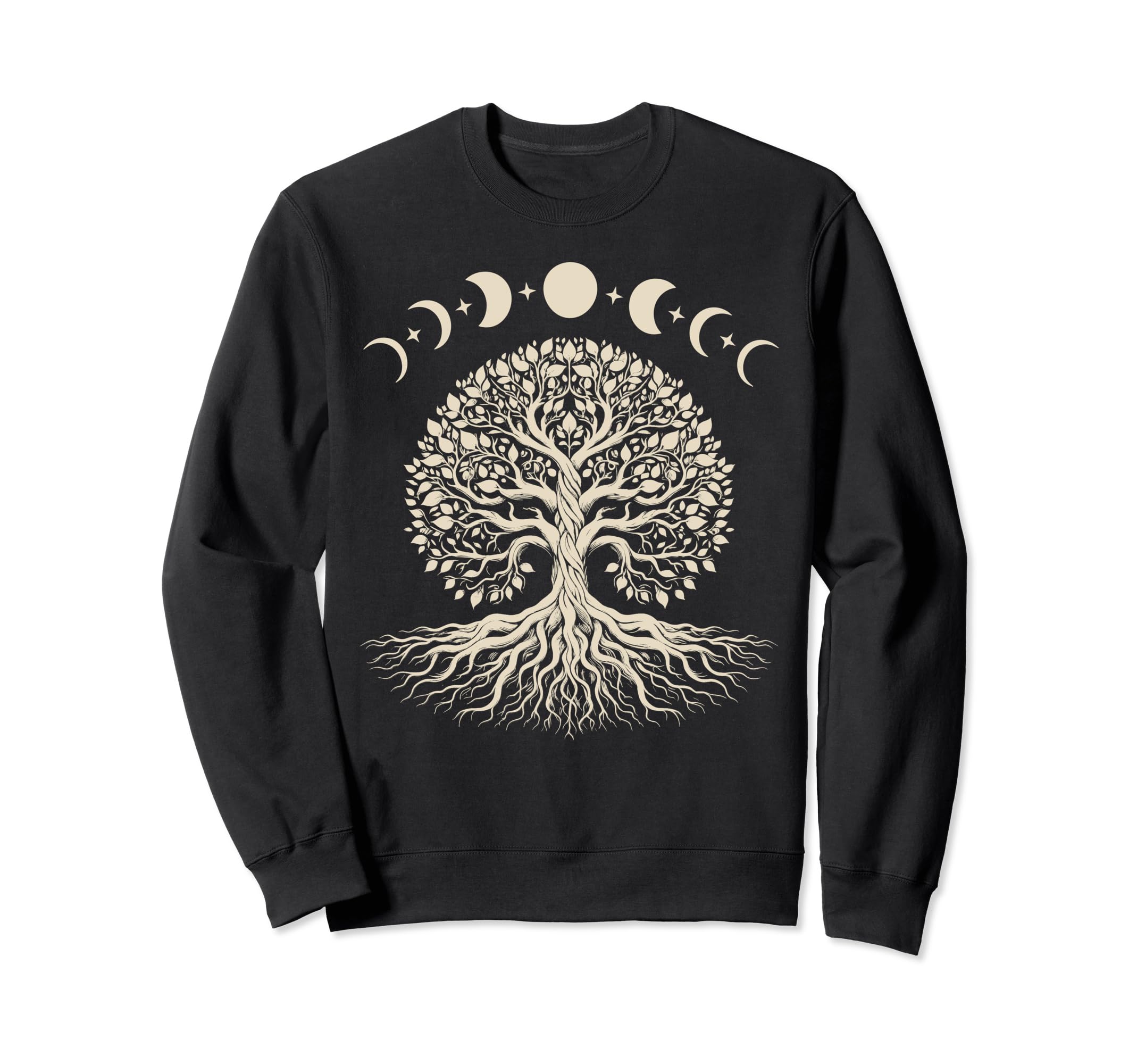 Tree Life Celestial Moon Phase Sweatshirt - Trendy Graphic Unisex - T-Shirt, Sweatshirt, Hoodie