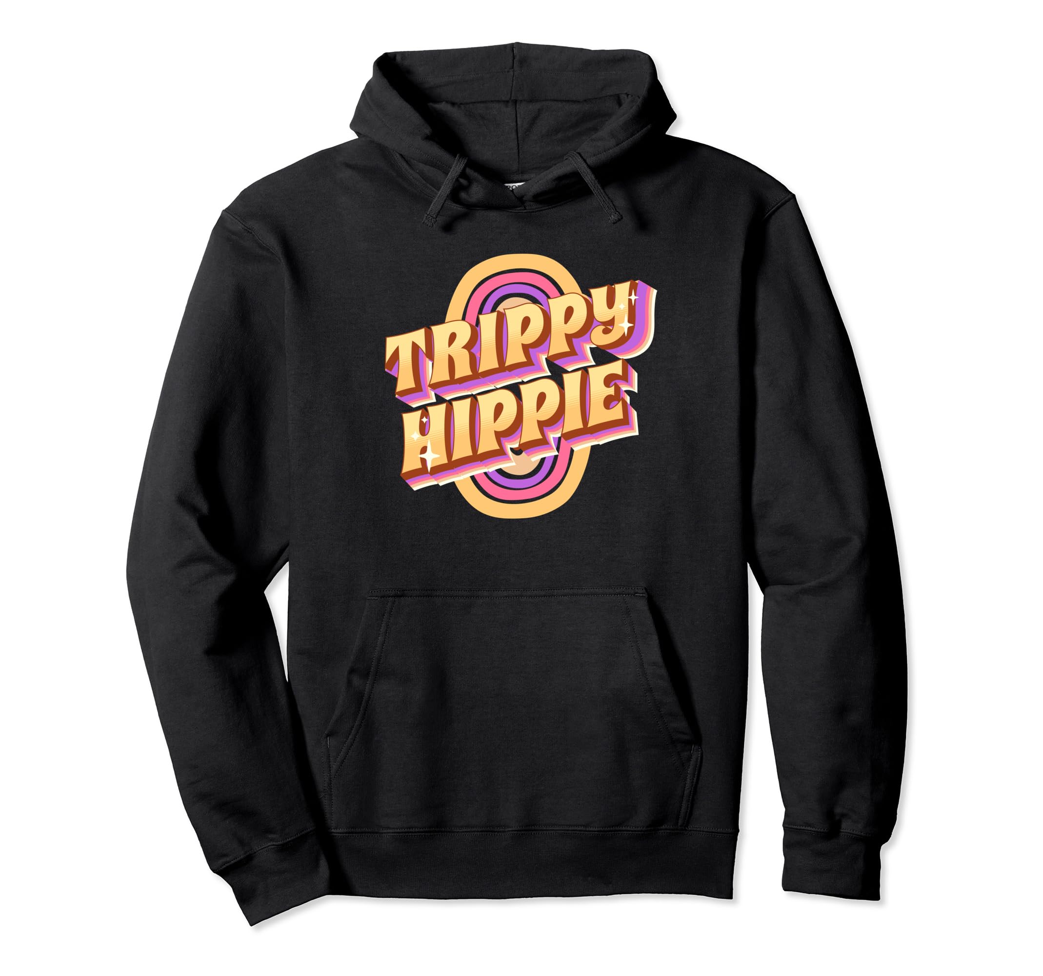 Peace And Love Psychedelic Trippy Hippie Hoodie - Minimalist Print Unisex - T-Shirt, Sweatshirt, Hoodie
