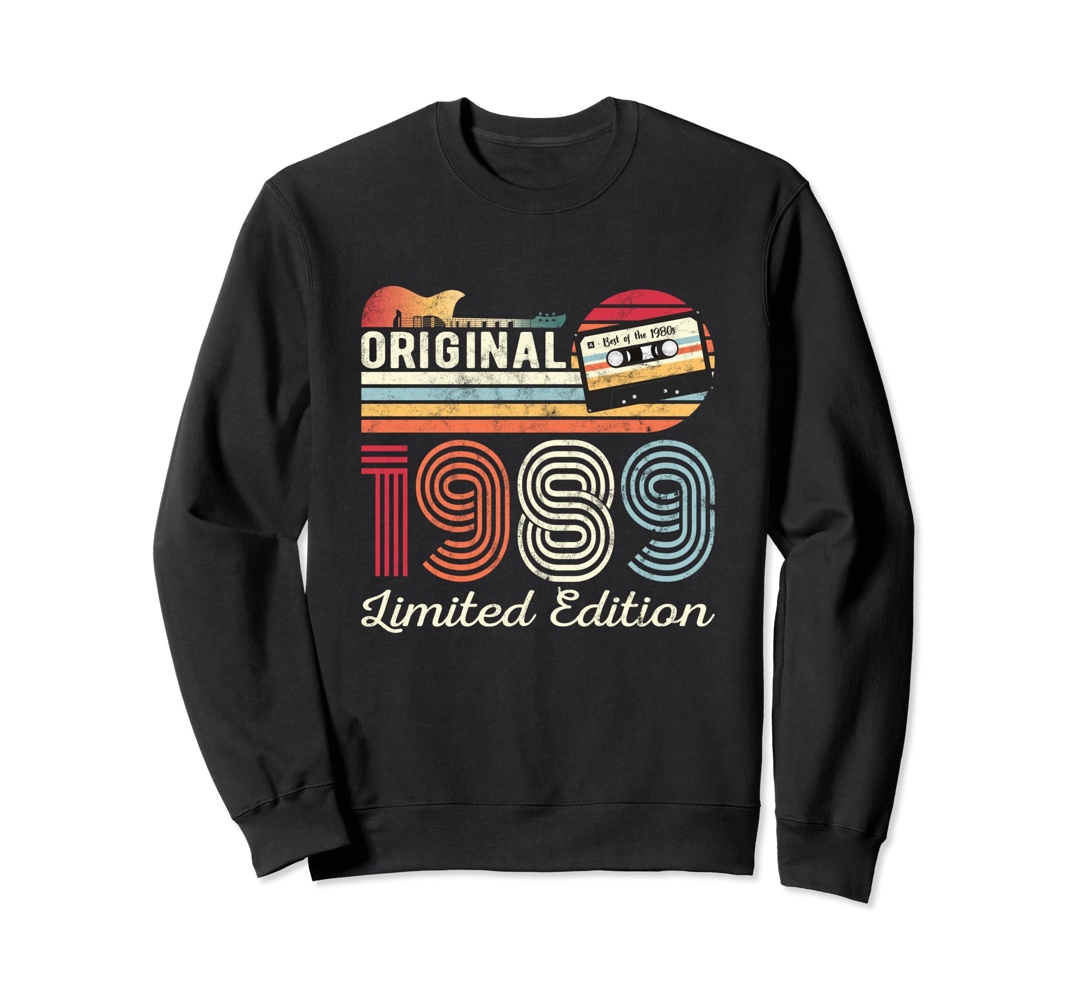 Original 1989 Birthday Guitar Sweatshirt - Novelty Apparel Unisex - T-Shirt, Sweatshirt, Hoodie