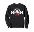 Baseball Mom Funny Mama Mother Sweatshirt - Minimalist Print for Adults - T-Shirt, Sweatshirt, Hoodie