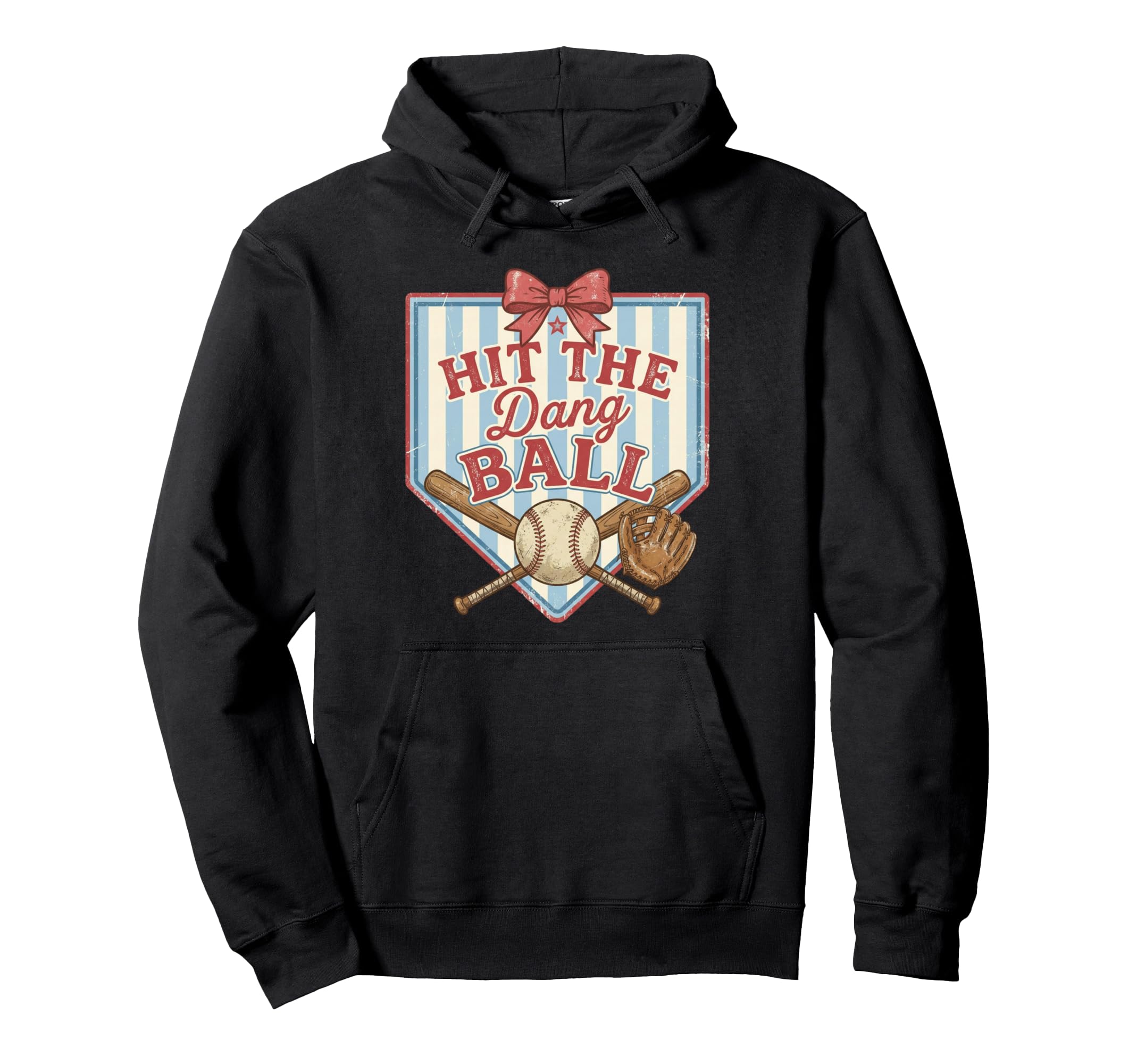 Womens Hit Dang Baseball Mom Hoodie - Custom Art Print Unisex - T-Shirt, Sweatshirt, Hoodie
