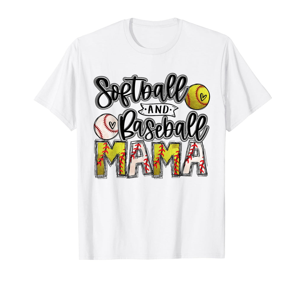 Ball Mom Softball Mama Baseball Mama T-Shirt - Trendy Graphic Men Women - T-Shirt, Sweatshirt, Hoodie
