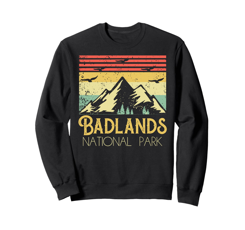 Badlands National Park Outdoor Sweatshirt - Graphic Print Men Women - T-Shirt, Sweatshirt, Hoodie