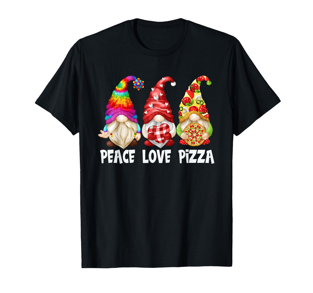 Funny Pizza Lover Hippie Gnome T-Shirt - Aesthetic Graphic for Adults - T-Shirt, Sweatshirt, Hoodie