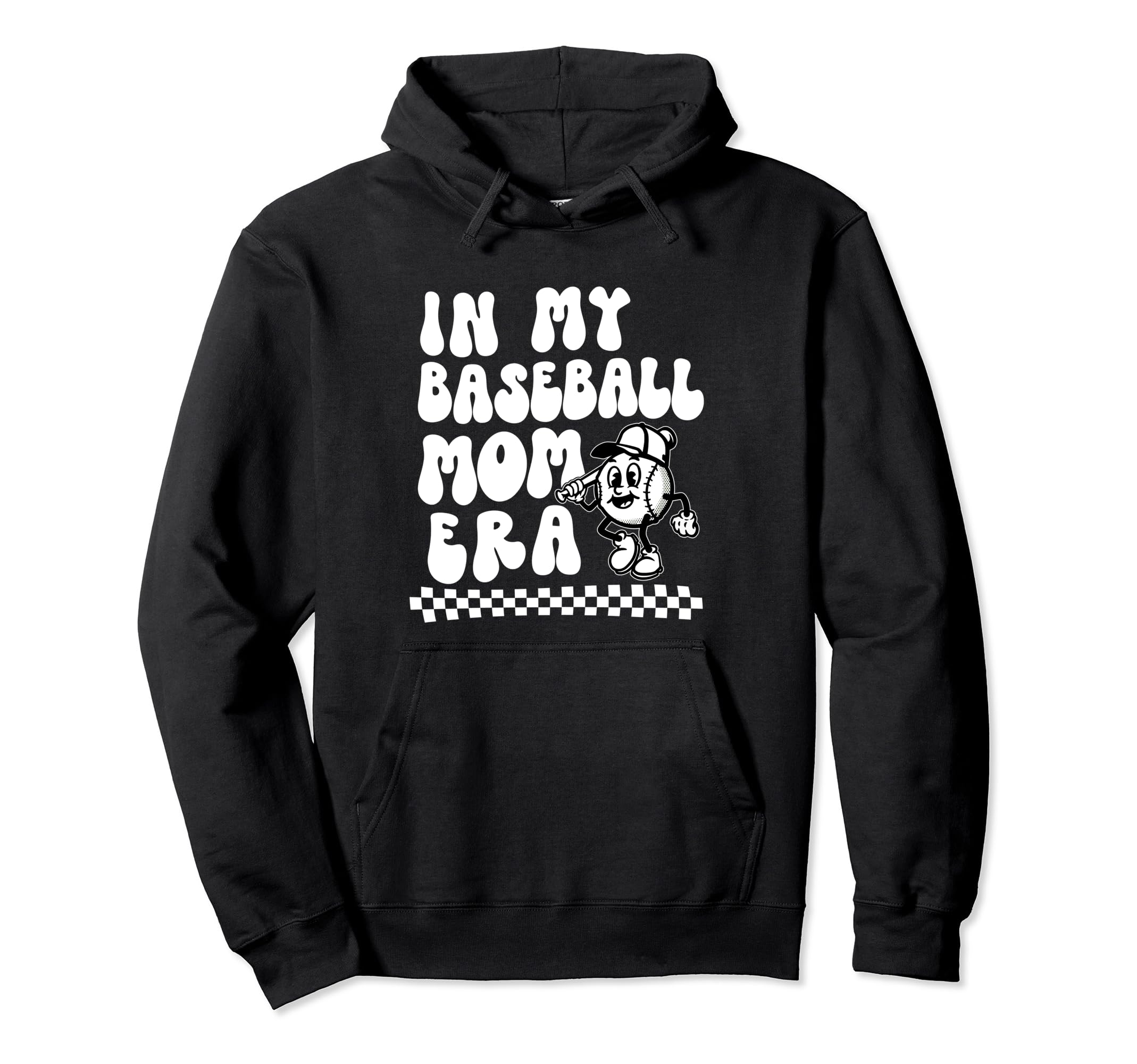 My Baseball Mom Era Funny Baseball Hoodie - Custom Art Print for Adults - T-Shirt, Sweatshirt, Hoodie