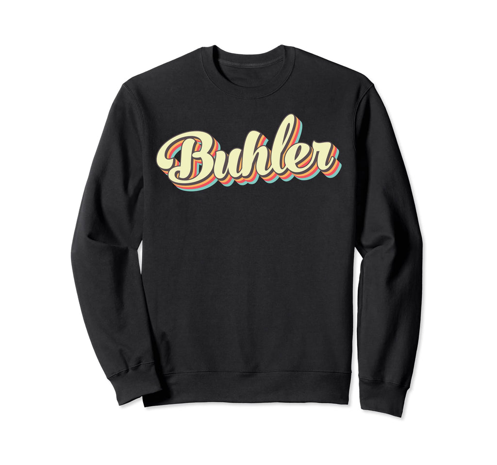 Buhler Art Baseball Font Sweatshirt - Unique Graphic for Adults - T-Shirt, Sweatshirt, Hoodie