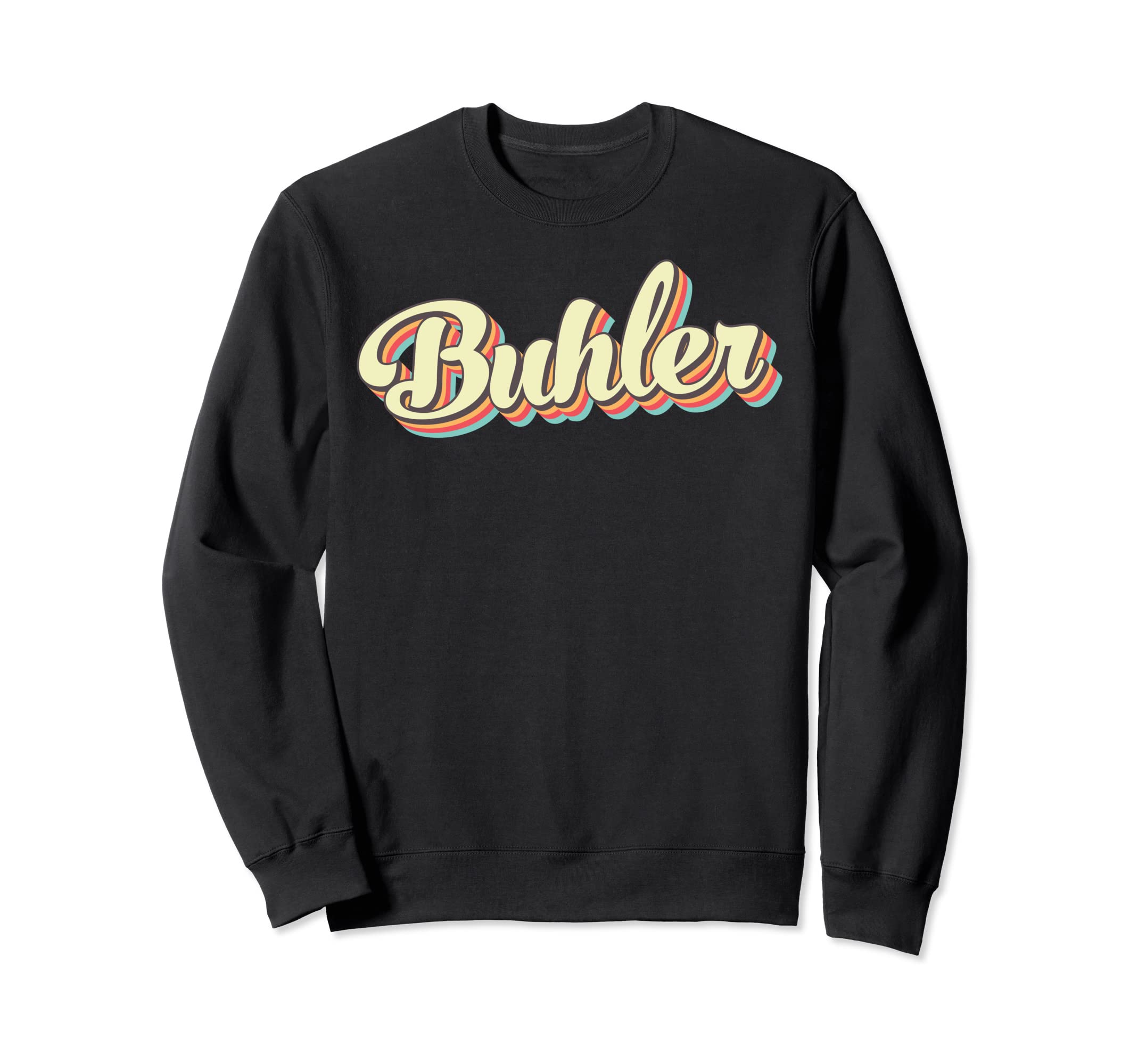 Buhler Art Baseball Font Sweatshirt - Unique Graphic for Adults - T-Shirt, Sweatshirt, Hoodie