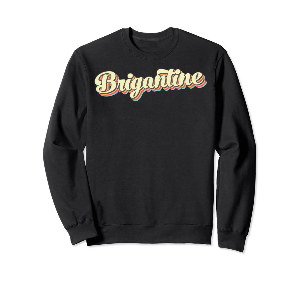 Brigantine Art Baseball Font Sweatshirt - Unique Graphic for Adults - T-Shirt, Sweatshirt, Hoodie