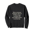 Post Snarky Sarcasm 90S Academic Sweatshirt - Fun Novelty Design Unisex - T-Shirt, Sweatshirt, Hoodie