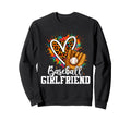 Baseball Girlfriend Leopard Heart Sweatshirt - Minimalist Print Men Women - T-Shirt, Sweatshirt, Hoodie