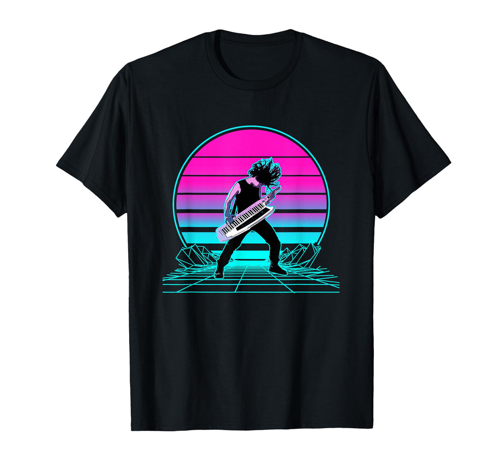 Sunset Keytar T-Shirt - Novelty Apparel for Adults - T-Shirt, Sweatshirt, Hoodie