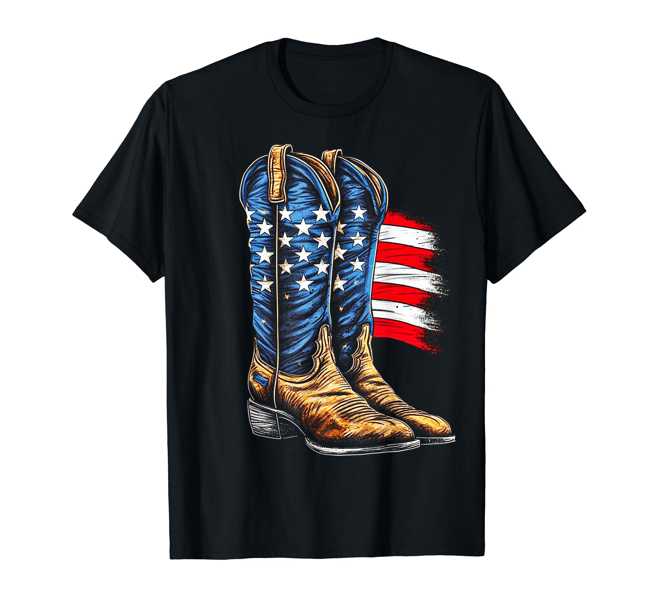 Cowboy Rodeo Horse Riding Usa Cowboy T-Shirt - Aesthetic Graphic for Adults - T-Shirt, Sweatshirt, Hoodie