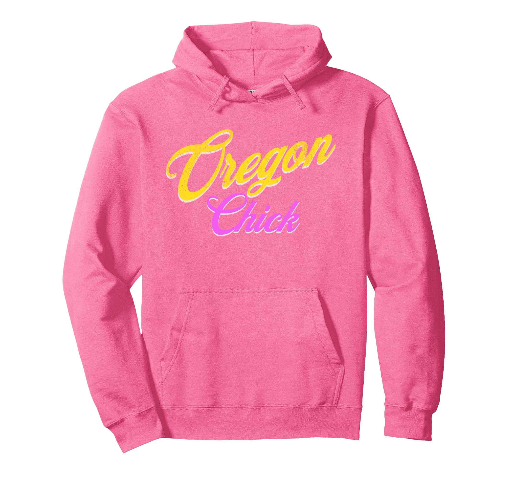 Oregon Chick Varsity Oregon Fan Hoodie - Streetwear Style for Adults - T-Shirt, Sweatshirt, Hoodie
