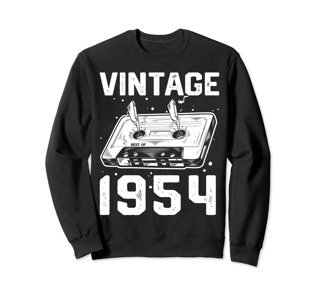 Birthday Best 1954 Bday 1954 Sweatshirt - Trendy Graphic for Adults - T-Shirt, Sweatshirt, Hoodie