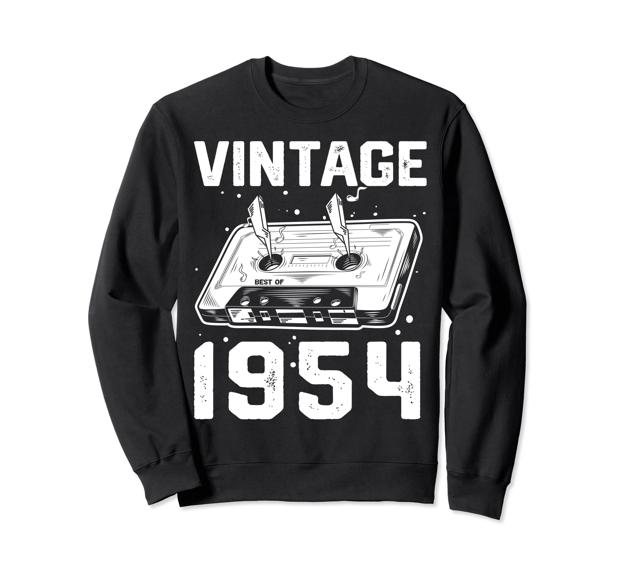 Birthday Best 1954 Bday 1954 Sweatshirt - Trendy Graphic for Adults - T-Shirt, Sweatshirt, Hoodie