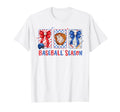 Preppy Baseball Season Baseball Mom T-Shirt - Custom Art Print Unisex - T-Shirt, Sweatshirt, Hoodie