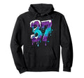 Baseball 37 Number Hoodie - Aesthetic Graphic Men Women - T-Shirt, Sweatshirt, Hoodie