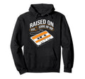Raised Old School Hip Hop Cassette Hoodie - Fun Novelty Design Unisex - T-Shirt, Sweatshirt, Hoodie