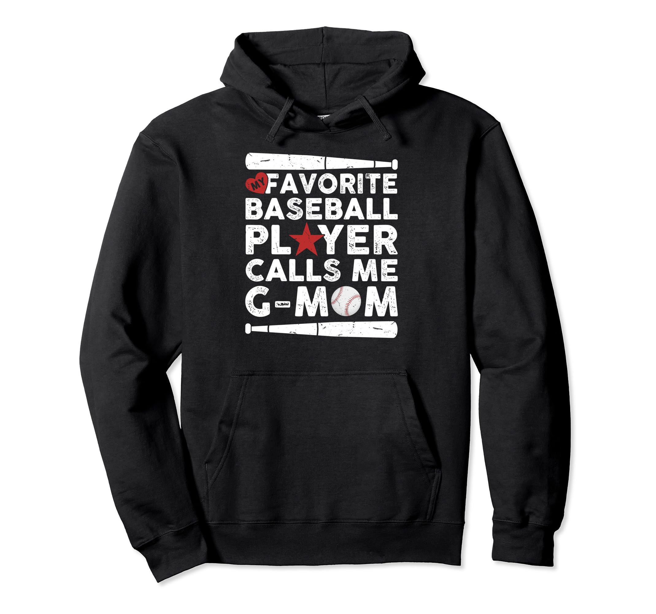 Baseball My Favorite Baseball Player Hoodie - Fun Novelty Design Men Women - T-Shirt, Sweatshirt, Hoodie