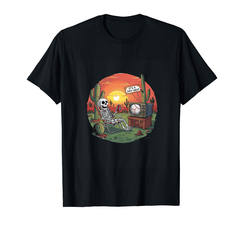 Arizona Skeleton Bone Dry Heat T-Shirt - Custom Art Print for Adults - T-Shirt, Sweatshirt, Hoodie