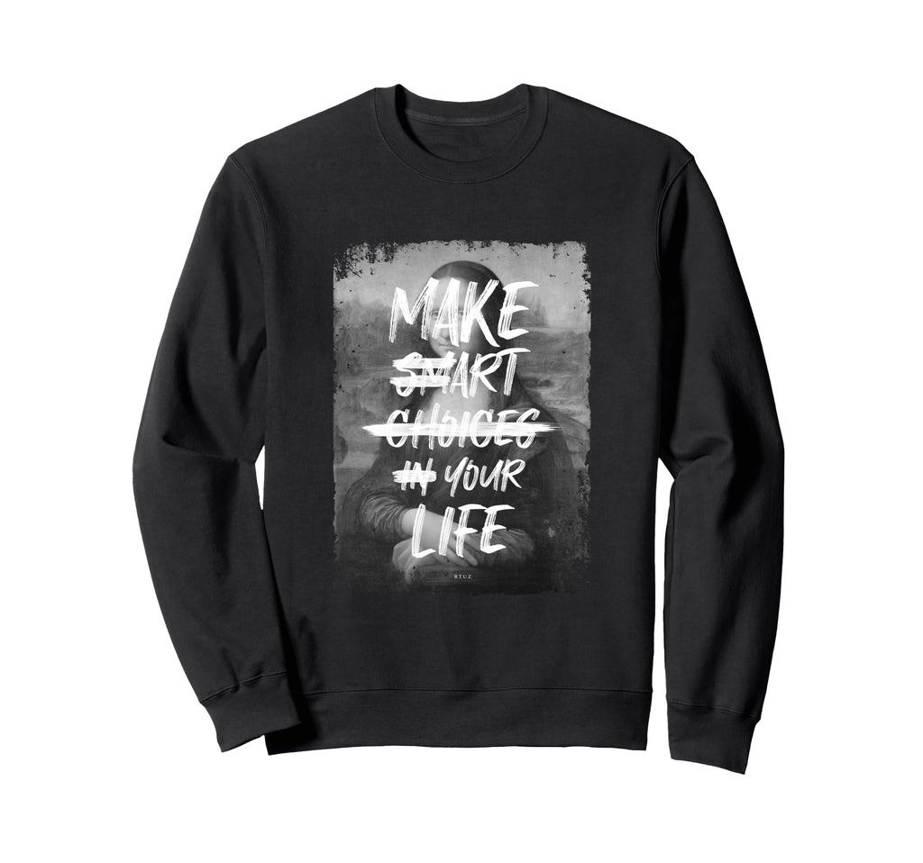 Mona Lisa Aesthetic Y2K Streetwear Sweatshirt - Novelty Apparel Unisex - T-Shirt, Sweatshirt, Hoodie