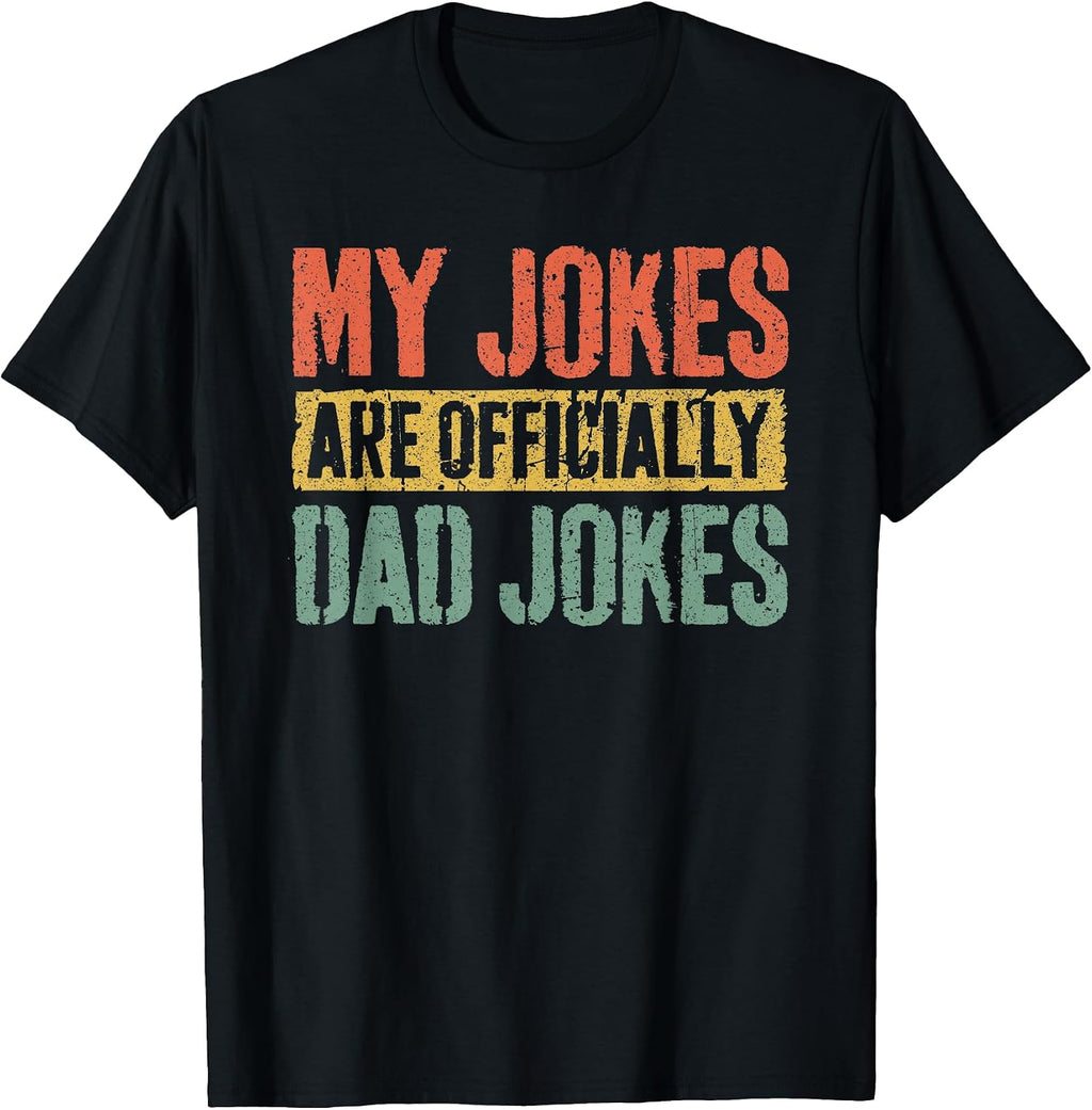 My Jokes Are Officially Dad - Adult & Kids T-Shirts, Sweatshirts & Hoodies apparel design preview 1