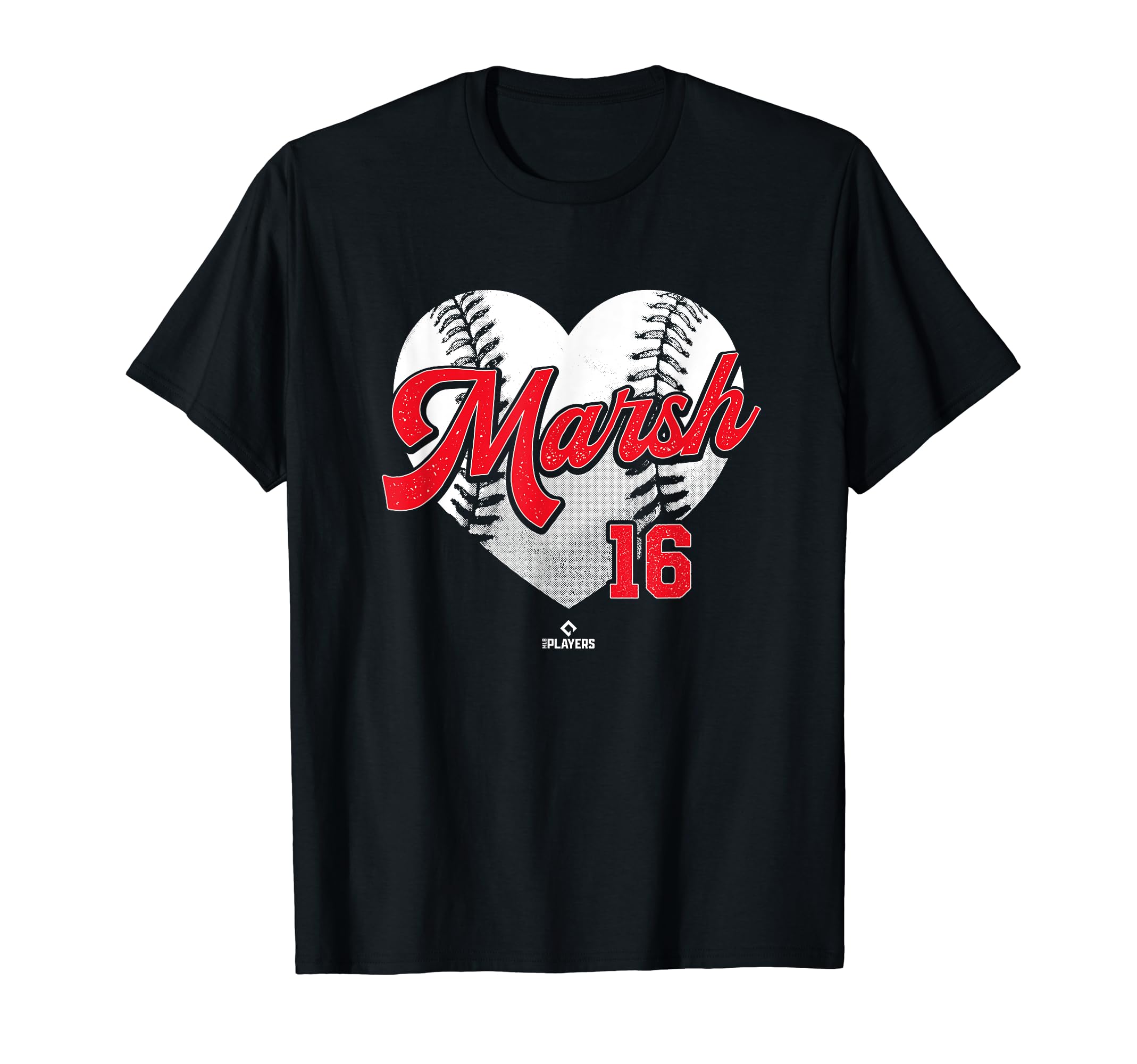 Baseball Heart Brandon Marsh Philadelphia T-Shirt - Unique Graphic Unisex - T-Shirt, Sweatshirt, Hoodie