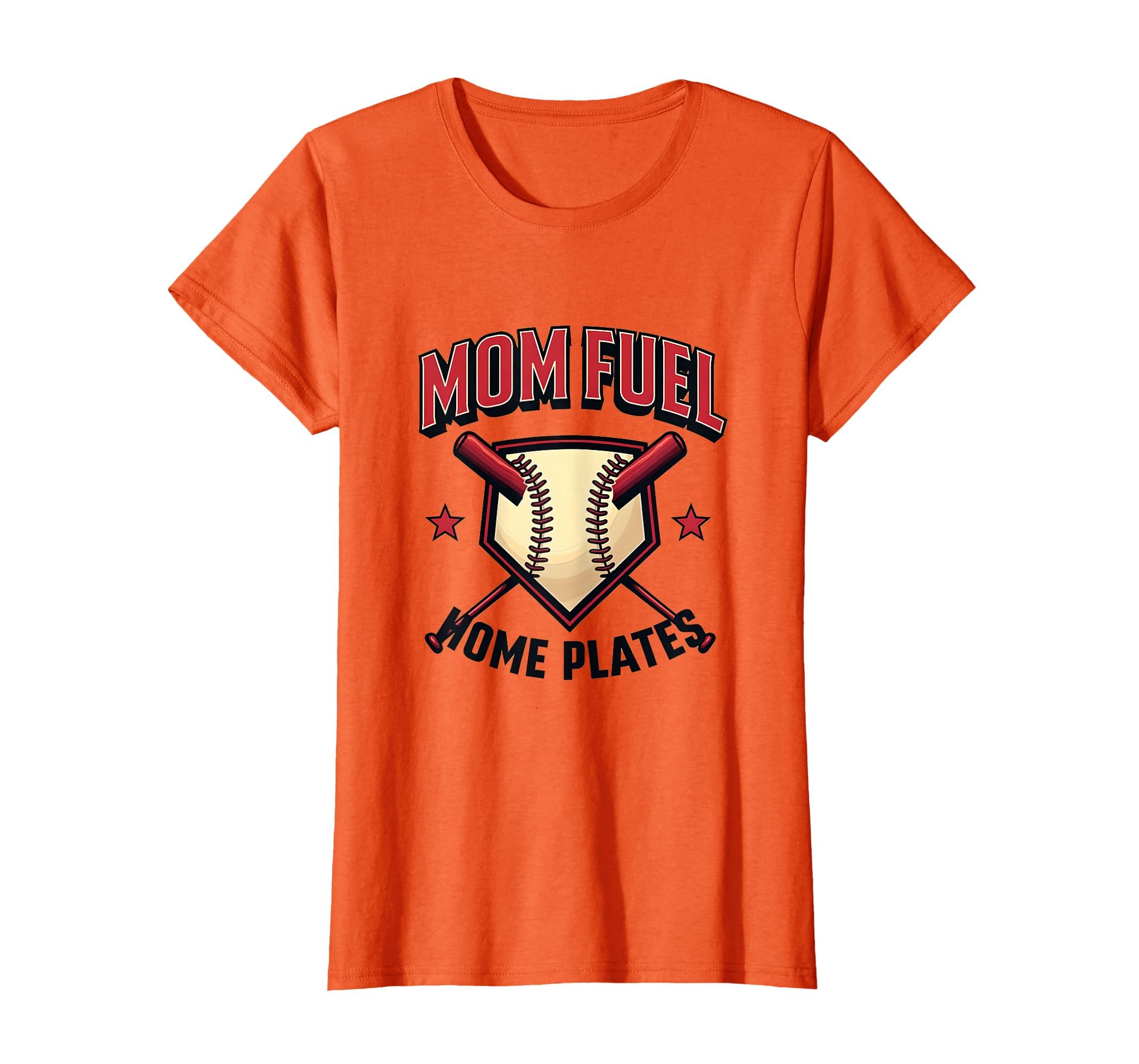 Mom Fuel Home Plates Baseball Mama T-Shirt - Unique Graphic Men Women - T-Shirt, Sweatshirt, Hoodie