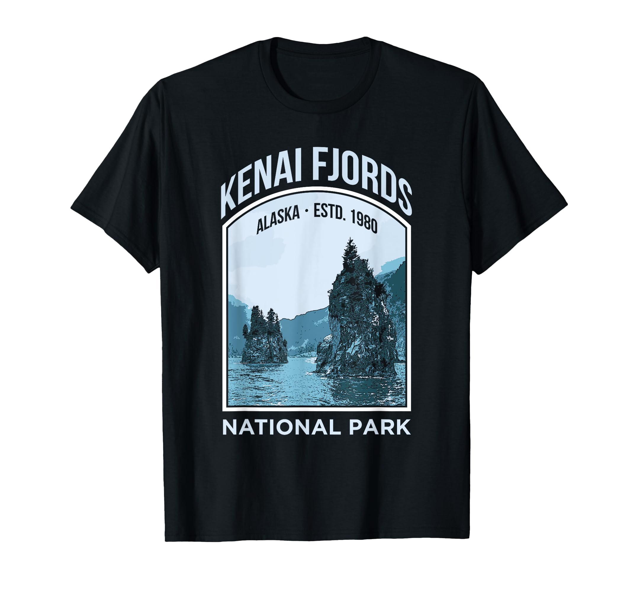 Kenai Fjords Us National Park T-Shirt - Casual Everyday Wear for Adults - T-Shirt, Sweatshirt, Hoodie