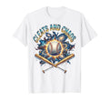 Cleats And Chaos Baseball Mom T-Shirt - Minimalist Print Men Women - T-Shirt, Sweatshirt, Hoodie