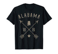 Alabama Distressed Home State Map Boho T-Shirt - Streetwear Style Unisex - T-Shirt, Sweatshirt, Hoodie