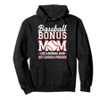 Baseball Bonus Mom Louder And Prouder Hoodie - Streetwear Style Men Women - T-Shirt, Sweatshirt, Hoodie
