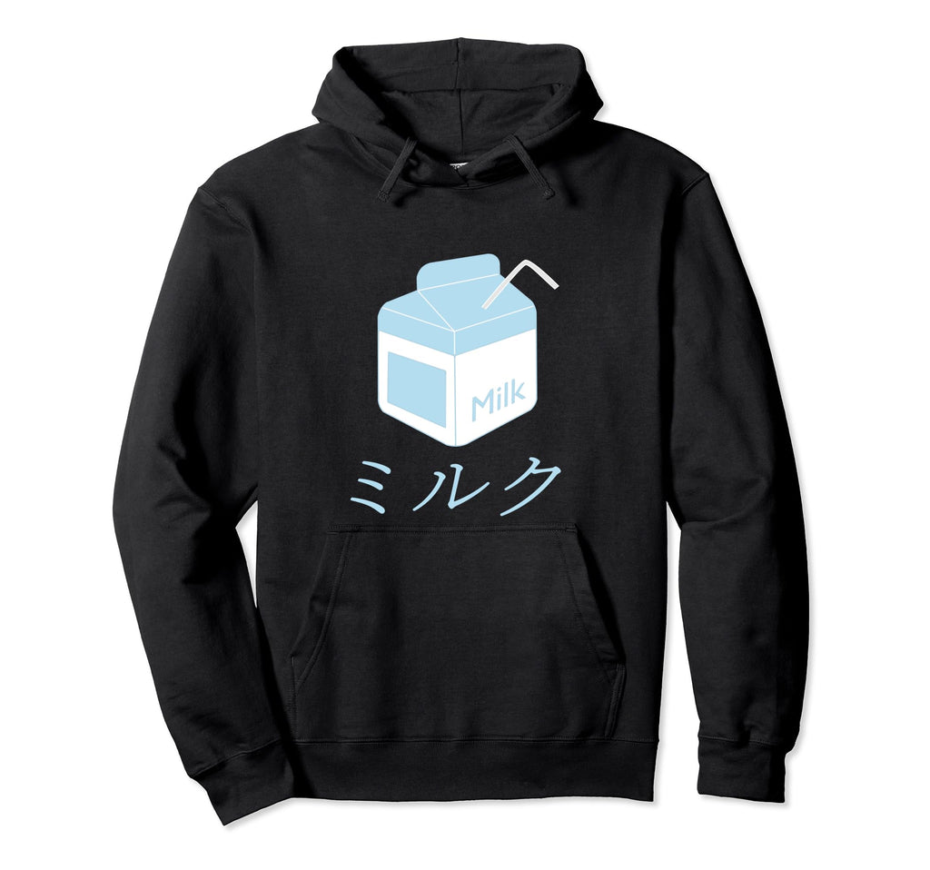 Aesthetic Milk Vaporwave Milk Carton Hoodie - Trendy Graphic for Adults - T-Shirt, Sweatshirt, Hoodie